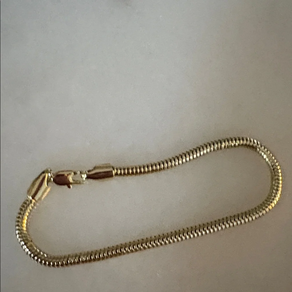 New 14k Gold Plated Snake Bracelet #80